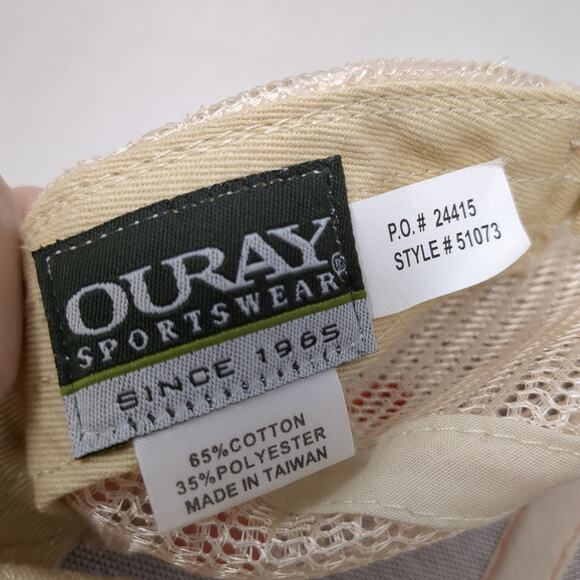 Joseph Fly Shoppe Strapback Mesh Back Trucker Hat Multi One Size Ouray - Picture 8 of 8